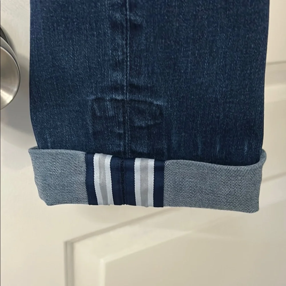 Kut from the Kloth Blue Ankle Cropped Boyfriend Denim - Picture 7 of 8